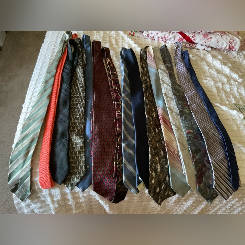 Collection of vintage ties